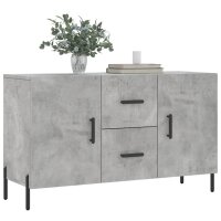 vidaXL Sideboard Betongrau 100x36x60 cm Holzwerkstoff