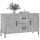 vidaXL Sideboard Betongrau 100x36x60 cm Holzwerkstoff