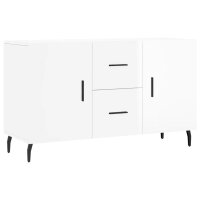 vidaXL Sideboard Hochglanz-Wei&szlig; 100x36x60 cm Holzwerkstoff