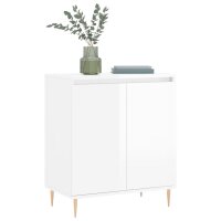 vidaXL Sideboard Hochglanz-Wei&szlig; 60x35x70 cm Holzwerkstoff