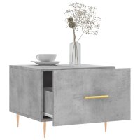 vidaXL Couchtische 2 Stk. Betongrau 50x50x40 cm Holzwerkstoff