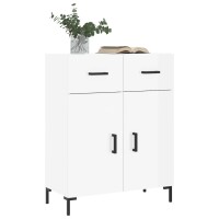 vidaXL Sideboard Hochglanz-Wei&szlig; 69,5x34x90 cm Holzwerkstoff