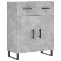 vidaXL Sideboard Betongrau 69,5x34x90 cm Holzwerkstoff