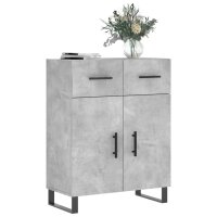 vidaXL Sideboard Betongrau 69,5x34x90 cm Holzwerkstoff