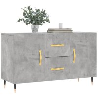 vidaXL Sideboard Betongrau 100x36x60 cm Holzwerkstoff