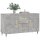 vidaXL Sideboard Betongrau 100x36x60 cm Holzwerkstoff