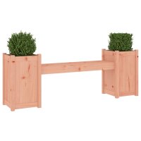 vidaXL Gartenbank mit Pflanzk&uuml;beln 180x36x63 cm Massivholz Douglasie