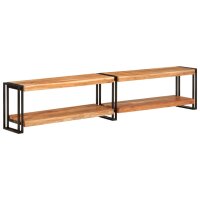 vidaXL TV-Schrank 200x30x40 cm Massivholz Akazie