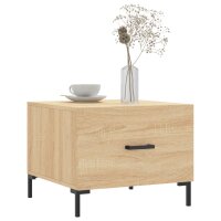 vidaXL Couchtische 2 Stk. Sonoma-Eiche 50x50x40 cm Holzwerkstoff