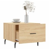 vidaXL Couchtische 2 Stk. Sonoma-Eiche 50x50x40 cm Holzwerkstoff