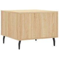 vidaXL Couchtische 2 Stk. Sonoma-Eiche 50x50x40 cm Holzwerkstoff