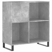 vidaXL Plattenschrank Betongrau 84,5x38x89 cm Holzwerkstoff