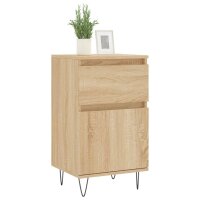 vidaXL Sideboards 2 Stk. Sonoma-Eiche 40x35x70 cm Holzwerkstoff