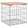 vidaXL Gartenbank aus Gabionen 43x44x42 cm Massivholz Douglasie