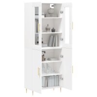 vidaXL Highboard Wei&szlig; 69,5x34x180 cm Holzwerkstoff