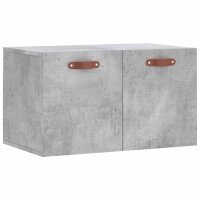 vidaXL Wandschrank Betongrau 60x36,5x35 cm Holzwerkstoff