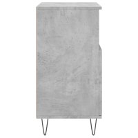 vidaXL Sideboards 2 Stk. Betongrau Holzwerkstoff