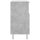 vidaXL Sideboards 2 Stk. Betongrau Holzwerkstoff