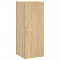 vidaXL Wandschrank Sonoma-Eiche 34,5x34x90 cm