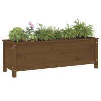 vidaXL Hochbeet Honigbraun 119,5x40x39 cm Massivholz Kiefer