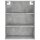 vidaXL Highboard Betongrau 69,5x34x180 cm Holzwerkstoff