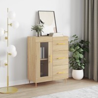 vidaXL Sideboard Sonoma-Eiche 69,5x34x90 cm Holzwerkstoff