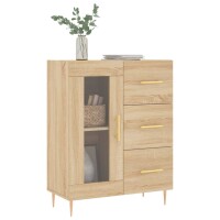 vidaXL Sideboard Sonoma-Eiche 69,5x34x90 cm Holzwerkstoff