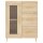 vidaXL Sideboard Sonoma-Eiche 69,5x34x90 cm Holzwerkstoff