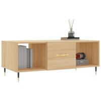 vidaXL Couchtisch Sonoma-Eiche 102x50x40 cm Holzwerkstoff