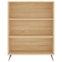 vidaXL B&uuml;cherregal Sonoma-Eiche 69,5x32,5x90 cm Holzwerkstoff