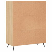 vidaXL B&uuml;cherregal Sonoma-Eiche 69,5x32,5x90 cm Holzwerkstoff