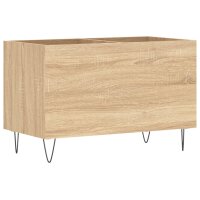 vidaXL Plattenschrank Sonoma-Eiche 74,5x38x48 cm Holzwerkstoff