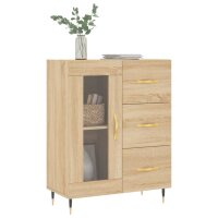 vidaXL Sideboard Sonoma-Eiche 69,5x34x90 cm Holzwerkstoff