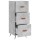 vidaXL Sideboard Betongrau 34,5x34x90 cm Holzwerkstoff