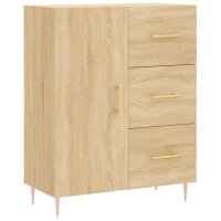 vidaXL Highboard Sonoma-Eiche 69,5x34x180 cm Holzwerkstoff