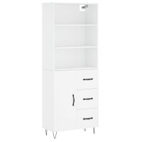 vidaXL Highboard Wei&szlig; 69,5x34x180 cm Holzwerkstoff