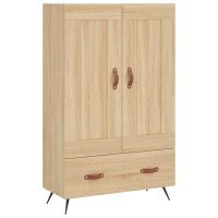 vidaXL Highboard Sonoma-Eiche 69,5x31x115 cm Holzwerkstoff