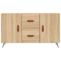 vidaXL Sideboard Sonoma-Eiche 100x36x60 cm Holzwerkstoff