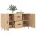 vidaXL Sideboard Sonoma-Eiche 100x36x60 cm Holzwerkstoff