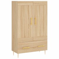 vidaXL Highboard Sonoma-Eiche 69,5x31x115 cm Holzwerkstoff