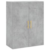 vidaXL Wandschrank Betongrau 69,5x34x90 cm