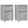 vidaXL Sideboards 2 Stk. Grau Sonoma 40x35x70 cm Holzwerkstoff