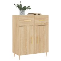 vidaXL Sideboard Sonoma-Eiche 69,5x34x90 cm Holzwerkstoff