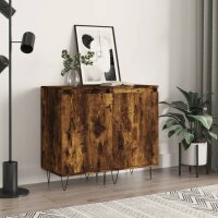 vidaXL Sideboards 2 Stk. R&auml;uchereiche 40x35x70 cm Holzwerkstoff