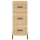 vidaXL Highboard Sonoma-Eiche 34,5x34x180 cm Holzwerkstoff