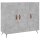 vidaXL Sideboard Betongrau 90x34x80 cm Holzwerkstoff