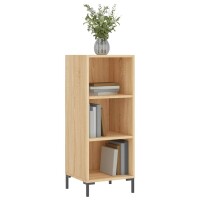 vidaXL Sideboard Sonoma-Eiche 34,5x32,5x90 cm Holzwerkstoff