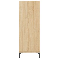 vidaXL Sideboard Sonoma-Eiche 34,5x32,5x90 cm Holzwerkstoff