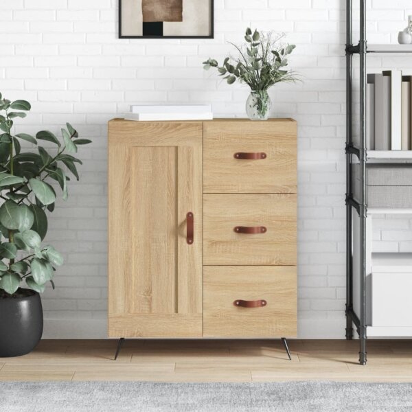 vidaXL Sideboard Sonoma-Eiche 69,5x34x90 cm Holzwerkstoff