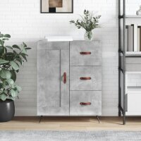 vidaXL Sideboard Betongrau 69,5x34x90 cm Holzwerkstoff